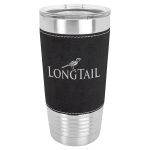 20oz Leather Engraved Tumbler