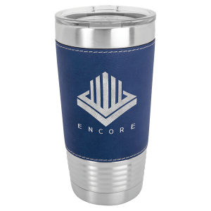 20oz Leather Engraved Tumbler