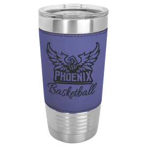 20oz Leather Engraved Tumbler