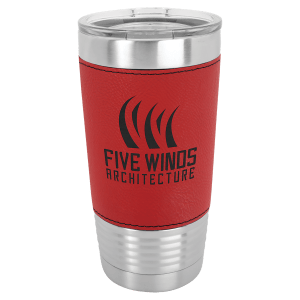 20oz Leather Engraved Tumbler