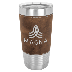 20oz Leather Engraved Tumbler